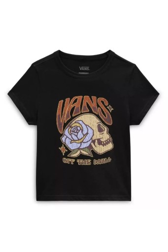 Dámske čierne tričko s potlačou Vans Affection Mini Tee W Black S