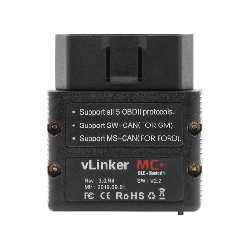 Диагностический интерфейс vLinker MC+ OBD-2 BMW BIMMERCODE FORD FORSCAN