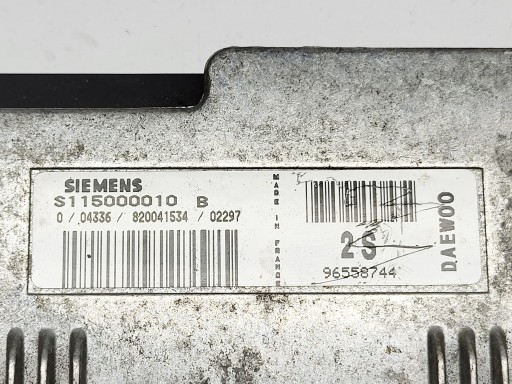 computer Centralina Motore Daewoo MATIZ S115000010B 96558744