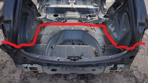 VOLVO V60 и задний ремень задняя ванна задний вырезанный универсал