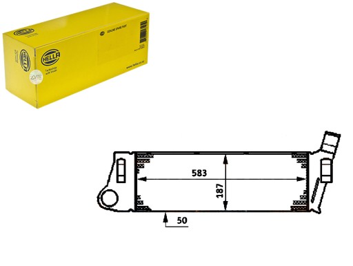 HEL8ML 376 - ИНТЕРКУЛЕР HELLA RENAULT MEGANE II HELLA