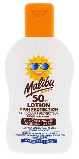 Malibu Kids Lotion Detský ochranný balzam SPF50 200ml