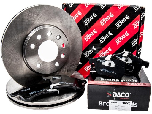 ДИСКИ + КОЛОДКИ ПЕРЕДНИЕ OPEL ASTRA G II H III 280MM