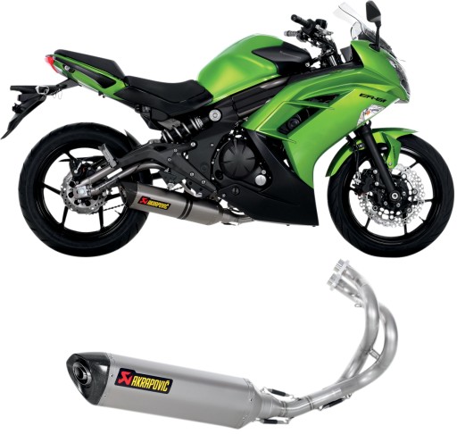 S-K6R7-HT - Глушник вихлопних газів Akrapovic Kawasaki ER-6N / F 2012-2016