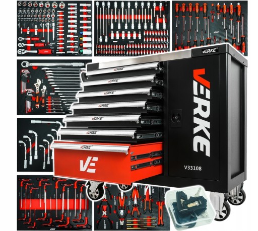 ШКАФ ДЛЯ ИНСТРУМЕНТОВ ТЕЛЕЖКА ДЛЯ МАСТЕРСКОЙ 298 EL VERKE