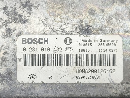 computer Centralina Motore RENAULT LAGUNA II 1.9 DCI 0281010482 8200121886