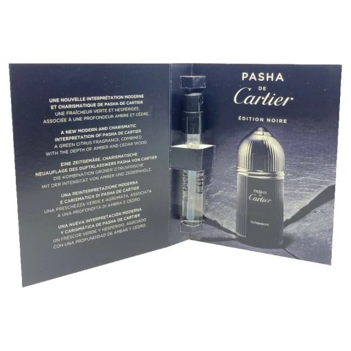 cartier pasha de cartier edition noire woda toaletowa 1.5 ml   