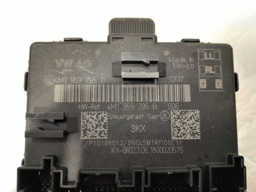 AUDI Q5 80A control unit module door 4M1959795B