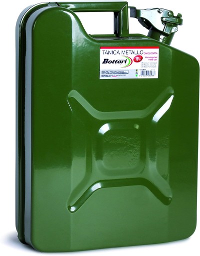 BOTTARI МЕТАЛЛИЧЕСКАЯ КАНИСТРА ДЛЯ ТОПЛИВА 10 Л