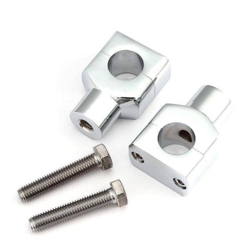 MT030-08 - КРЕПЛЕНИЕ НА РУЛЬ RISERY, ХРОМИРОВАННЫЙ 7 СМ