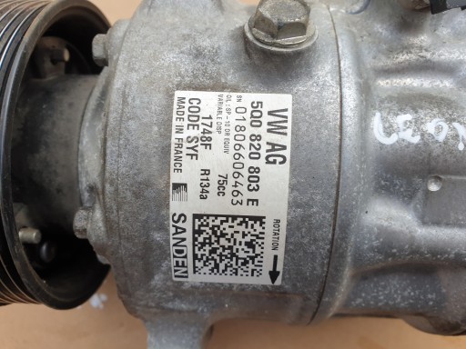 Klimakompressor klimaanlage SEAT VW SKODA 5Q0820803E