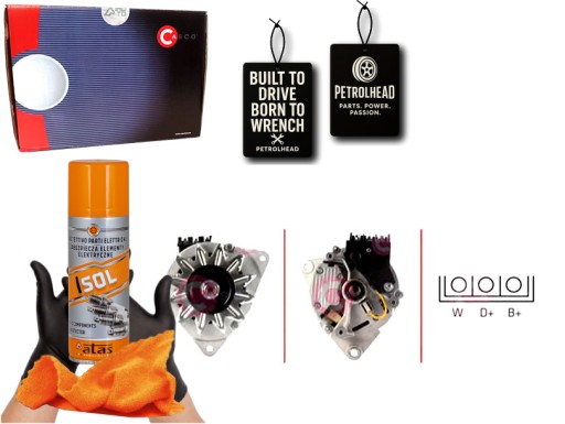 CASCAL25102AS#ECS-PCP+K - Генератор casco 864f10k359fd d924f10k359ab r924x1 #petrolhead pro+ kit4