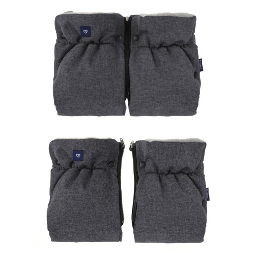 Двокомпонентні муфти ZAFFIRO 2в1 для коляски WOLNA premium