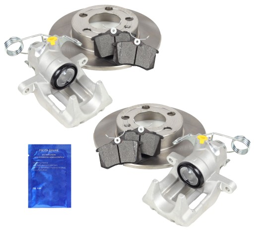 Супорти колодки диски задній комплект VW PASSAT B5 96-09