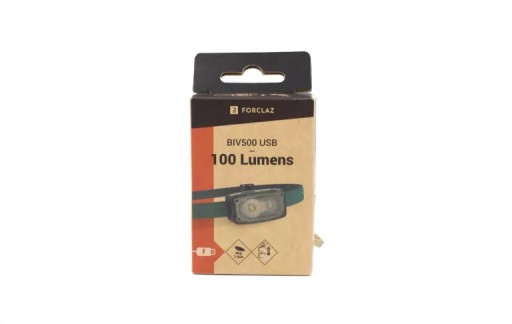 LATARKA CZOŁOWA FORCLAZ BIV500 USB 100 LUMENS