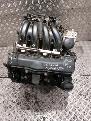 engine pillar unprotected BMW E87 120I N46B20BY
