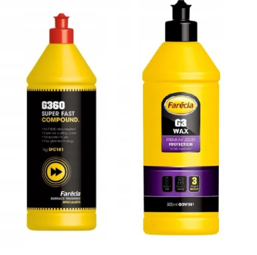 FARECLA набор пасты G3 360 SUPER FAST 500G +G3 WAX