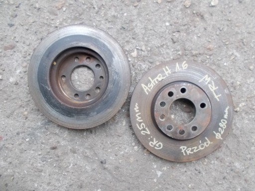 OPEL ASTRA H 1.6 Bremsscheibe bremsen WENTYLOWANA vorne KOMPLET