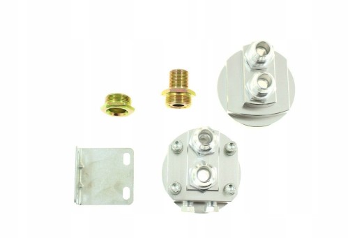 M-8609 - OIL RELOCATION KIT AN8 SILVER