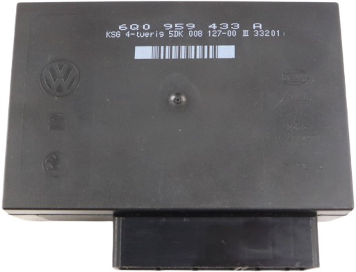 VW POLO 9N IV SEAT IBIZA III SKODA FABIA et Unité commande confort 6Q0959433A