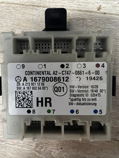 МОДУЛЬ ДВЕРЕЙ MERCEDES A1679008612