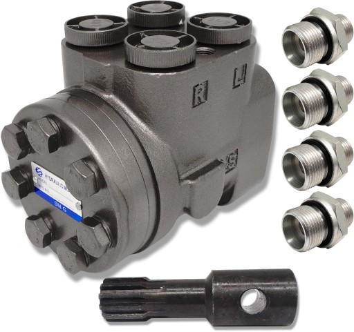 7594.DSCU-080-H1S-13-80N - Orbitrol OSPC 80 on Вал 80 4x ниппель Бизон Урсус