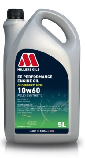 MILLERS EE PERFORMANCE OIL 10W60 5л