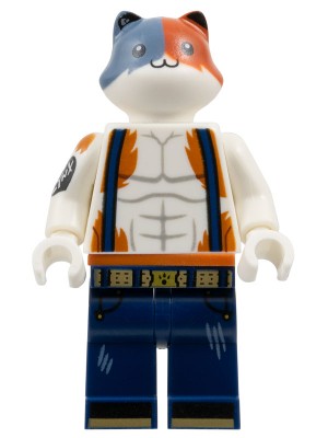 LEGO Fortnite 77073 - Meowscles fort008 ÚJ Minifigura + AJÁNDÉK kiegészítők
