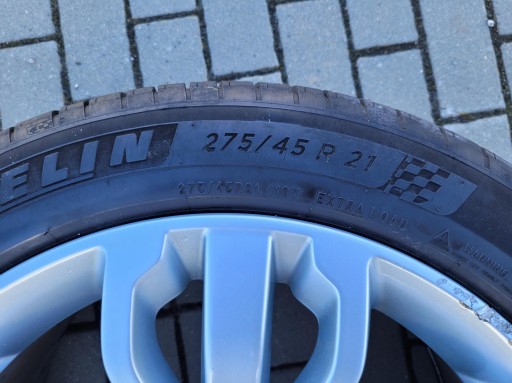 wheel disc tyre 21 9.5J ET49 275/45 R21 RANGE ROVER SPORT II L494 LIFT