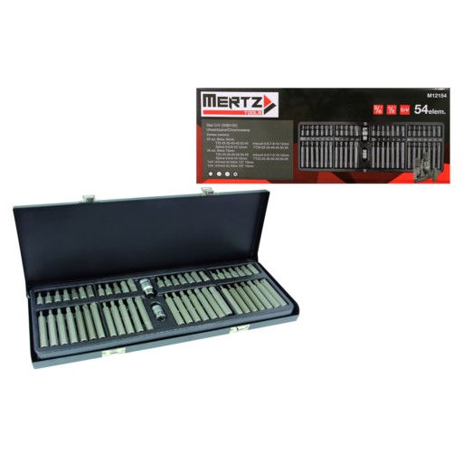 НАБОР КЛЮЧЕВЫХ КЛЮЧЕЙ TORX IMBUS С ПЛИНЕМ, 54 шт.