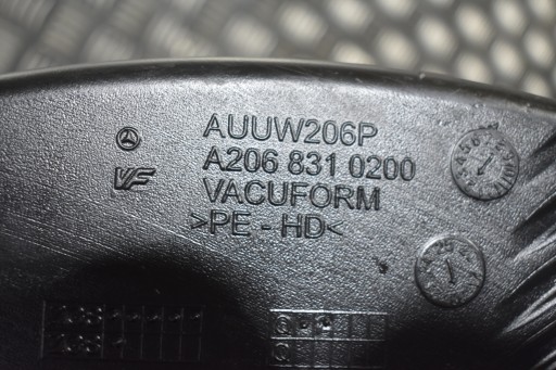 perfetto stato canale dell’aria destra MERCEDES W206 1