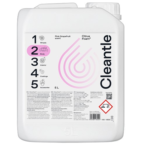 CLEANTLE CITRUS Foam активная пена 5л