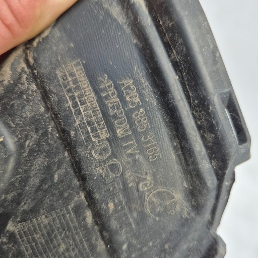 MERCEDES C-KLASA W205 AMG support holder of a bumper left front A2058853165