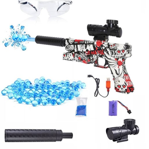 GEL BALL GUN АВТОМАТИЧНА ГВИНТОВКА GLOCK DESERT