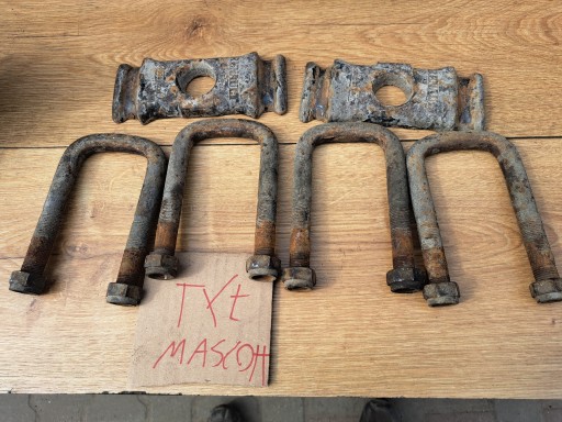 Комплект раскладушек для renault mascott, комплект из 2 задних перьев с раскладывающимися хомутами