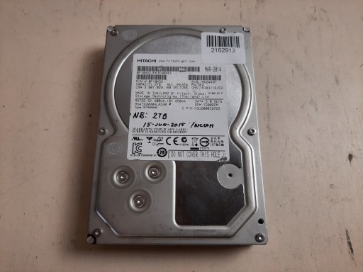 Hitachi 3,5'' HDD 2TB 7200RPM (2162912)