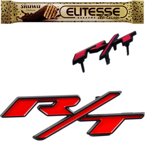 68184706AB - ЭМБЛЕМА в клетчатом значке ЛОГОТИП R/T DODGE CHALLENGER 2015 — 15 — RT Original