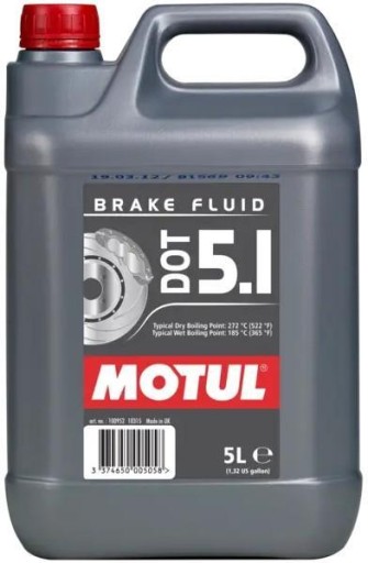 ГАЛЬМІВНА РІДИНА MOTUL BRAKE FLUID DOT 5.1 5л
