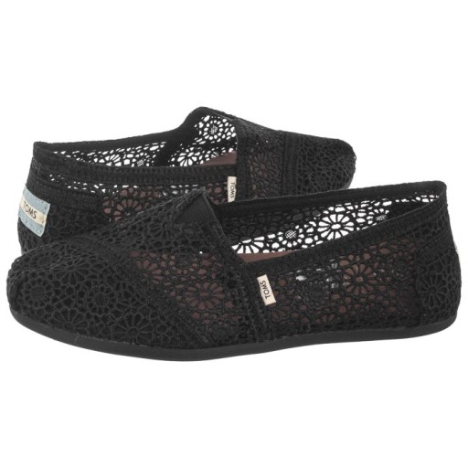 Dámske Espadryle Toms Classic čierne 10007853