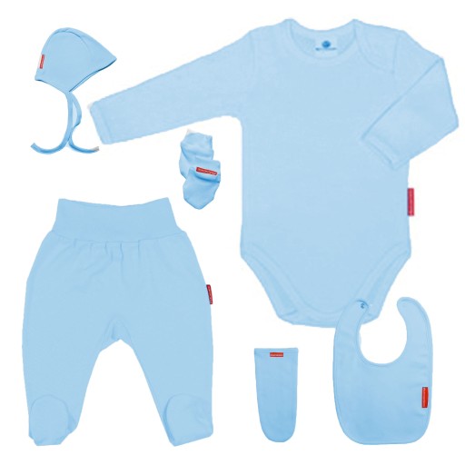 Дитячий набір Marcinkowski 56 синій 6 шт.