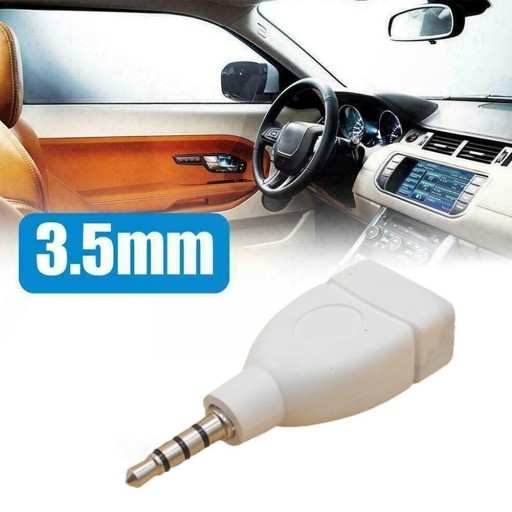 6935461375432 - Адаптер-перехідник USB 2.0 «мама» на штекер 3,5 мм