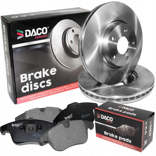 601030 - Диски і колодки передні FORD MONDEO MK4 GALAXY DACO