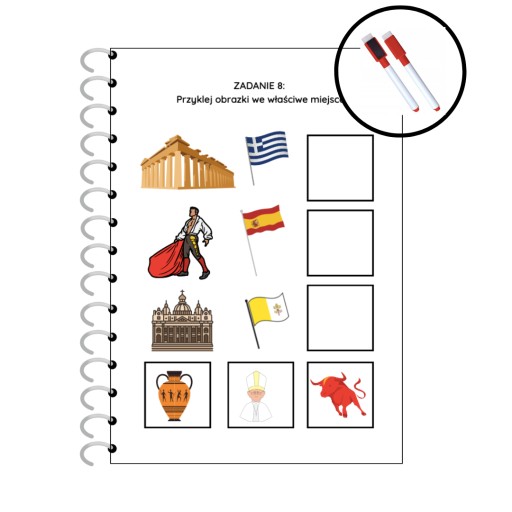 Навчальний посібник - Європа-липучка+ручка