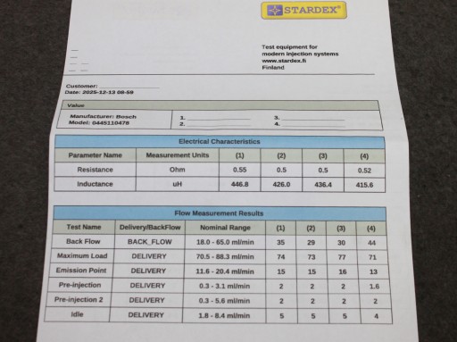 BMW F30 F10 F15 N57D30A 3.0D 258KM UKLAD PALIWOWY injectors pump WYDRUK