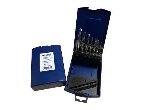 НАБІР МІТЧИКІВ EXACT+СВЕРДЛ M3-M12 14шт HSS 10317