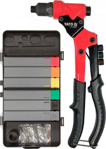 УНИВЕРСАЛЬНЫЙ РУЧНОЙ ЗАКЛЕПОЧНИК 3в1 ВРАЩАЮЩАЯСЯ ГОЛОВКА