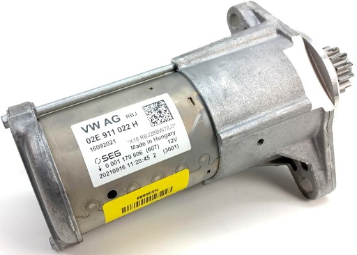 02E911022H, DWP508995OE - Стартер оригінал tsi 1.0 1.5 2.0 audi vw seat skoda 02e911022h новий