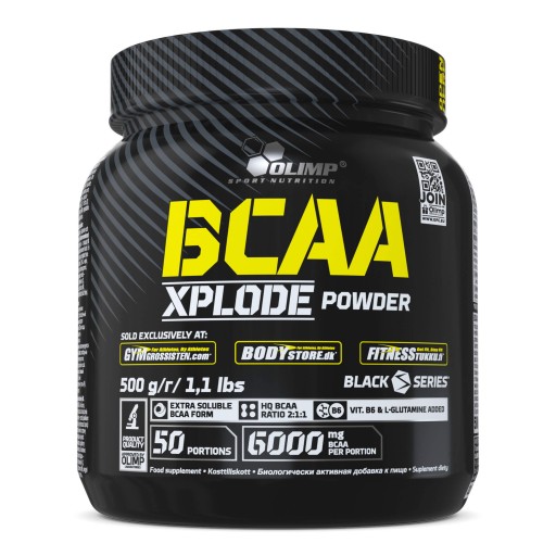 OLIMP BCAA AMINOKWASY Xplode 500g LEUCYNA AMINO BIAŁKO B6 ANABOL MOJITO