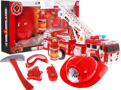 ПОЖЕЖНА МАШИНА НАБІР З 7 ЕЛЕМЕНТІВ