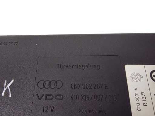AUDI TT CABRIOLET Unité commande confort ORG. 8N7962267E
